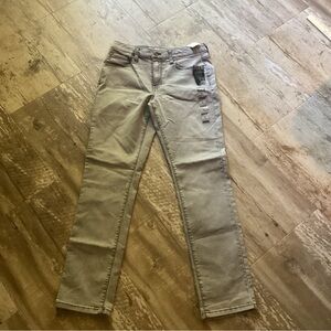 NWT LAZER Jeans Gray Slim Straight Super Soft Flex Tech Women’s 16